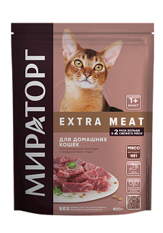 Полнорационный сухой корм с говядиной Black Angus для домашних кошек старше 1 года